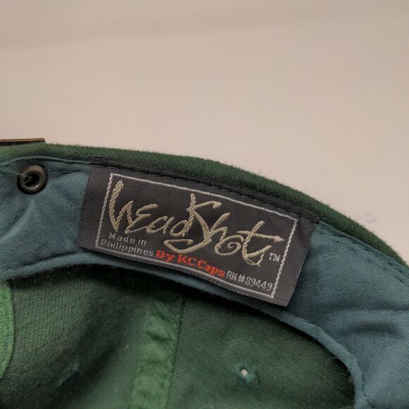 Longaberger Men's Slideback Hat Cap Green Embroidered Logo Spell Out - Picture 10 of 10